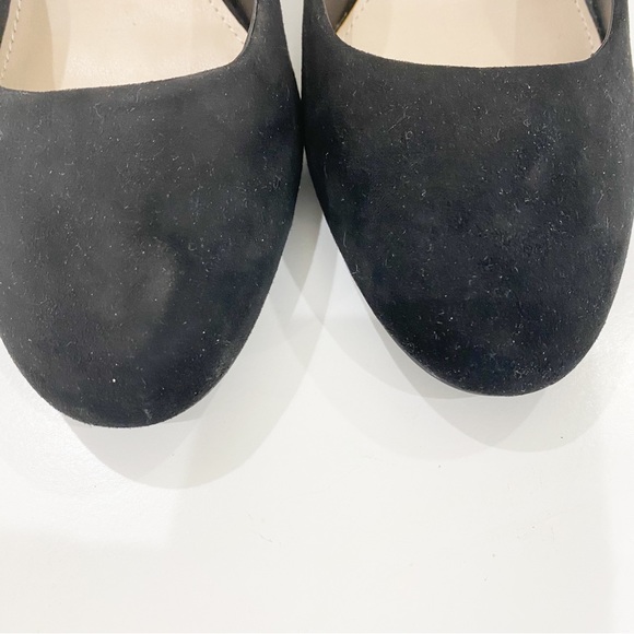 NINA Black Suede Pump Elegant Jewel Encrusted High Heel Size 10 - Picture 6 of 10